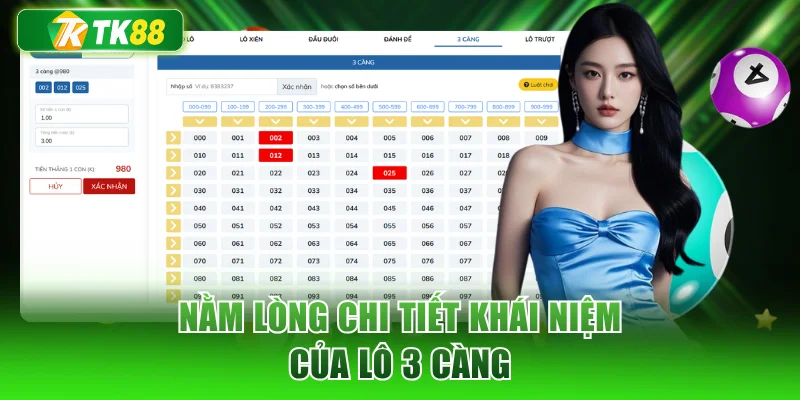 Nằm lòng chi tiết khái niệm của lô 3 càng
